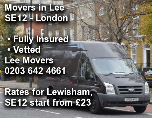 Movers in Lee SE12, Lewisham
