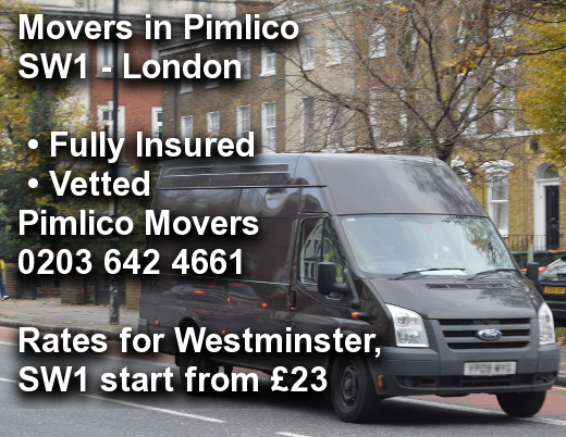 Movers in Pimlico SW1, Westminster
