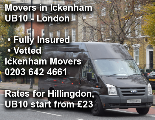 Movers in Ickenham UB10, Hillingdon