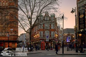 Shopping street in London